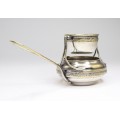elegant infuzor pentru ceai, argintat. atelier Alphonse Fouquet Franta. cca 1880-1900